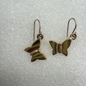 Small Butterfly on‎ hook drop earrings